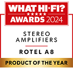 What Hi-Fi Rotel A8 Award